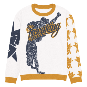 StreetMindz Breaking Knitted crew neck sweater