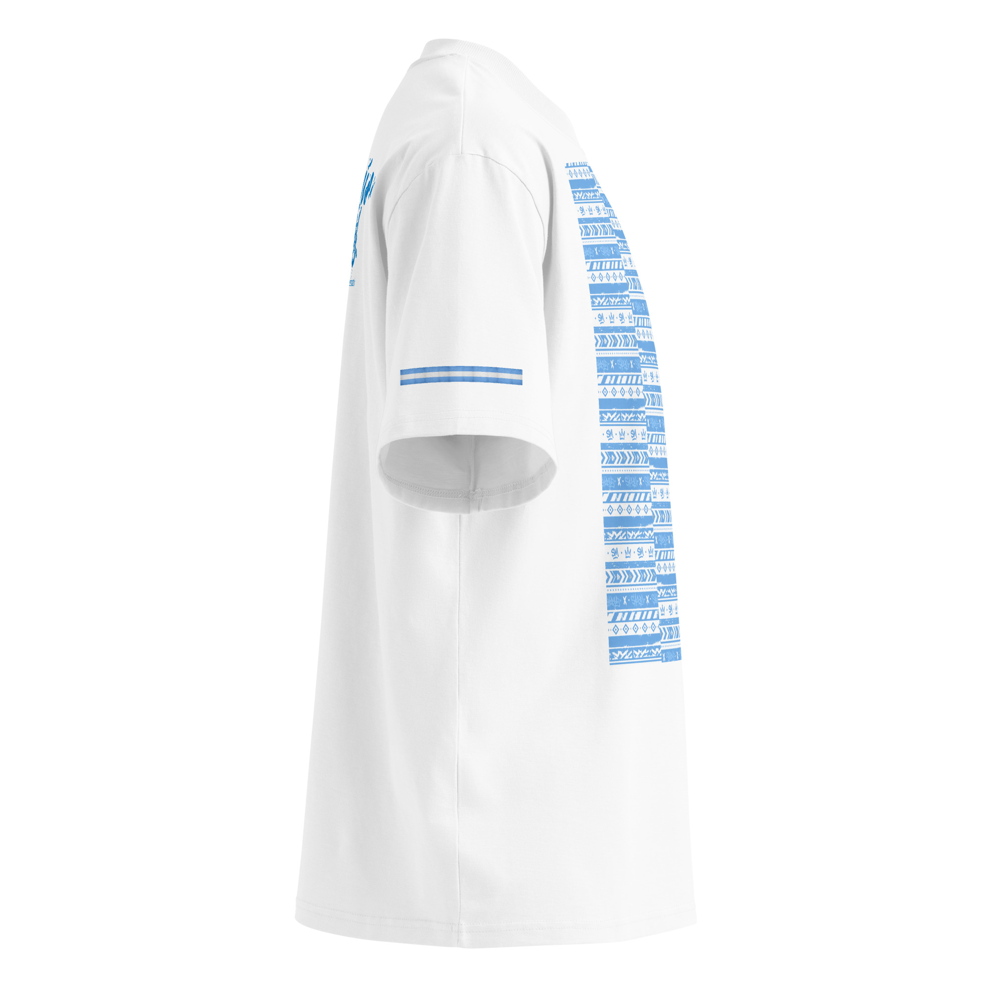 LA ARGENTINA Unisex organic oversized high neck t-shirt by StreetMindz & Nico Fossati - Image 5